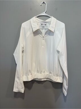 Athleta Advantage Polo Top In White Size Large